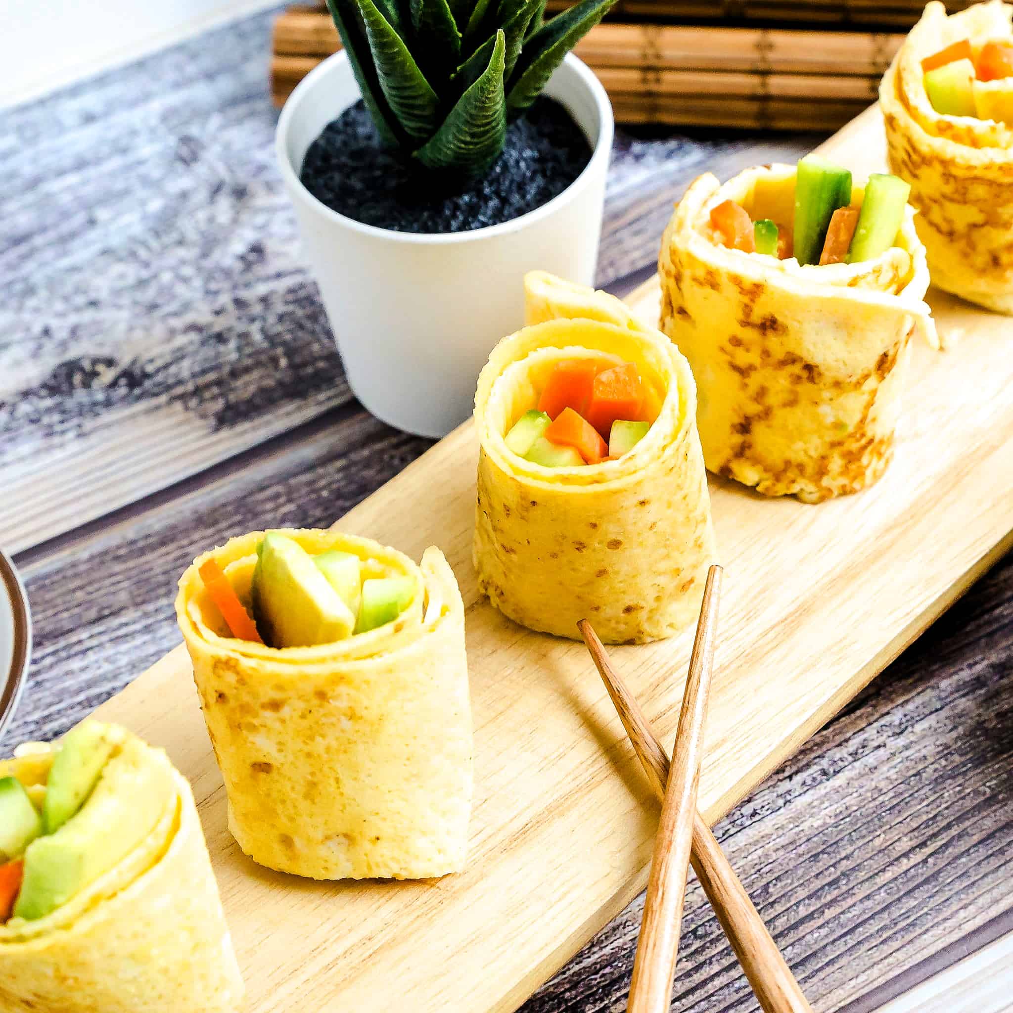 Egg Roll Sushi | 10 Minutes