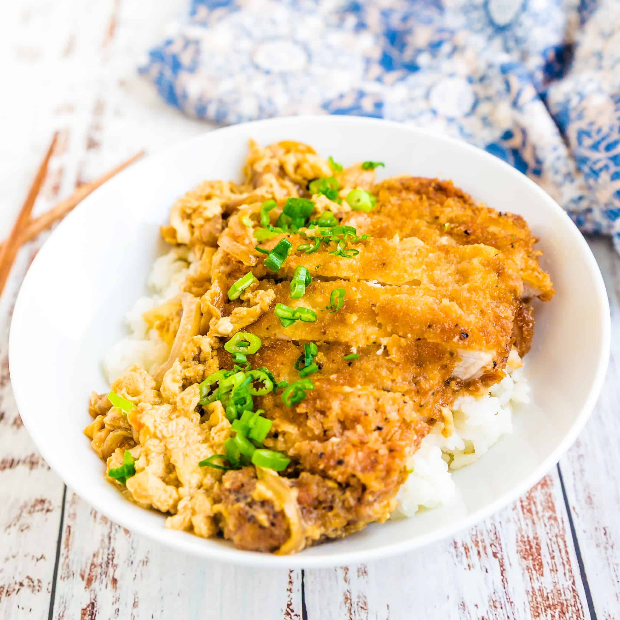 Chicken Katsu Donburi Bowl