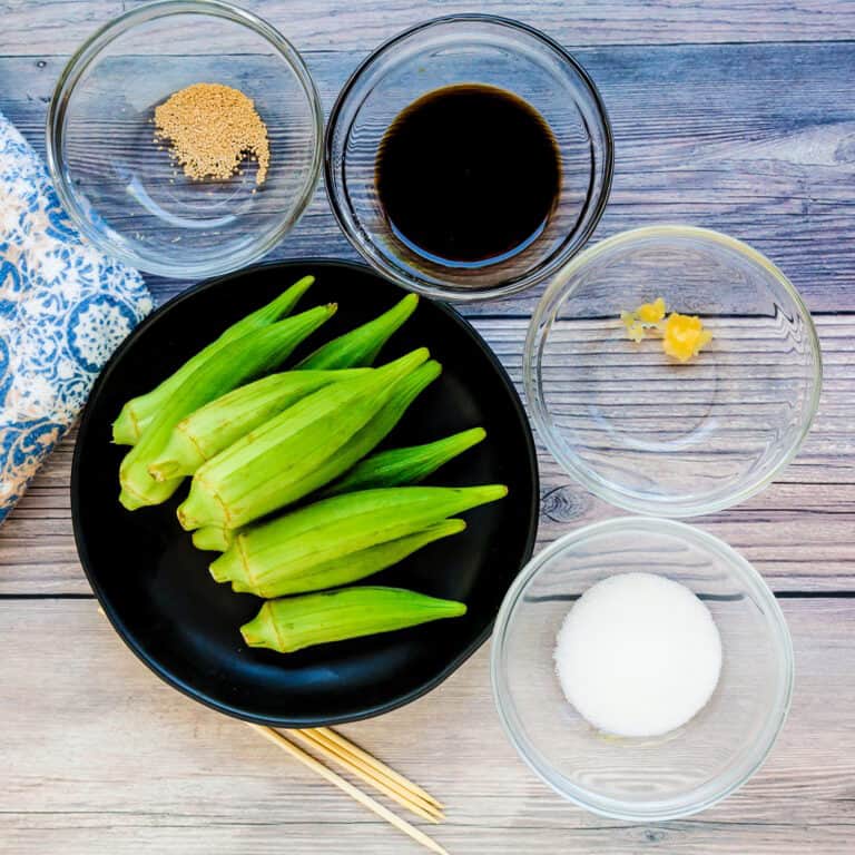 Japanese Grilled Okra | 8 Minutes