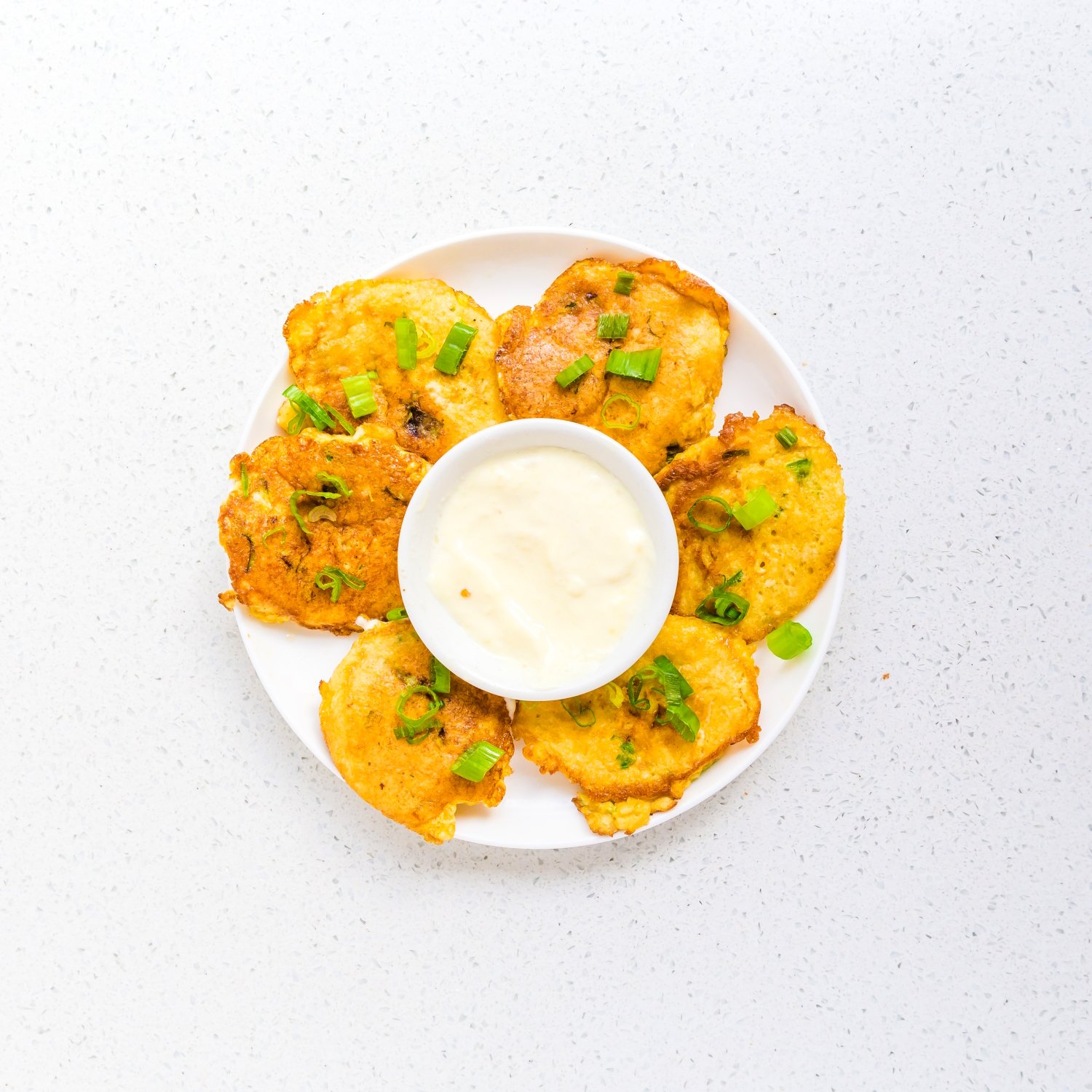 Crab cake with homemade lemon garlic aioli. 